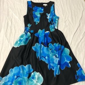 Calvin Klein Floral Formal Sleeveless Dress